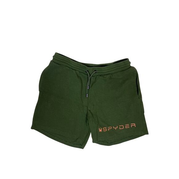 Spyder Other - Spyder Performance Sweatshorts Men’s XL Green Cotton Athletic Training Shorts